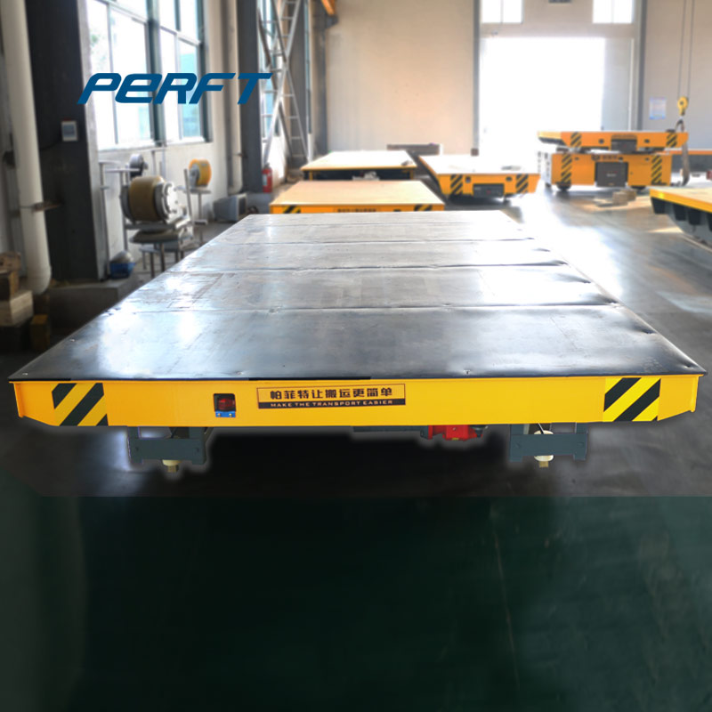 10T battery operated hydraulic lifting rail transfer cart 